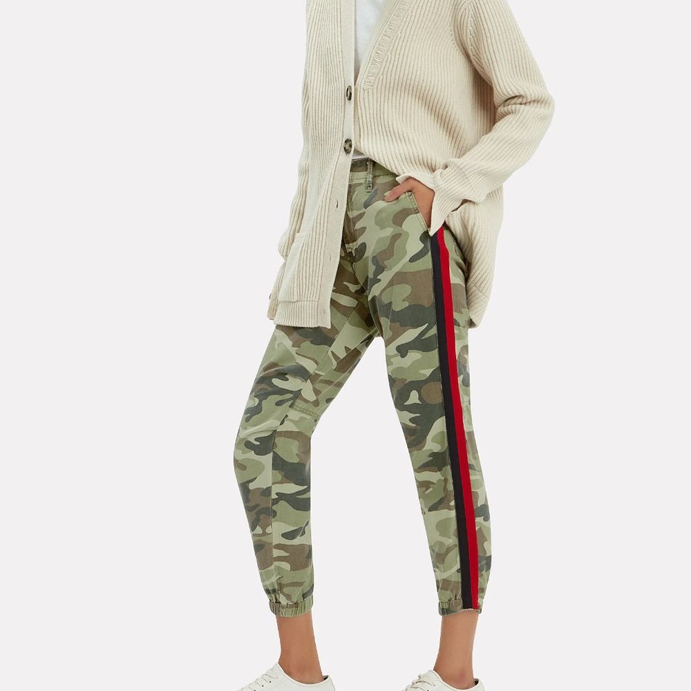 MOTHER the no zip misfit boy girl ect camo jogger pants